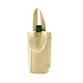 Cotton Single Bottle Wine Tote Bag